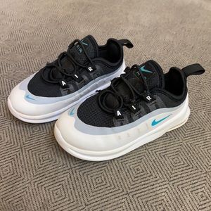 Nike Air Max Black White Teal - 8 - No Lace